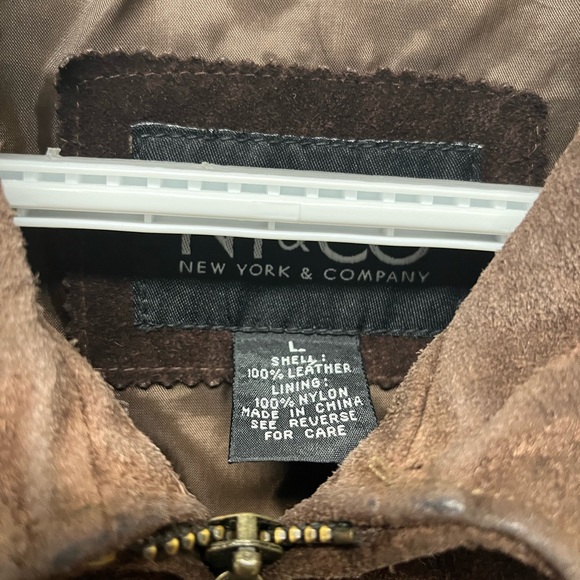 Brown Leather Jacket - Picture 3 of 4